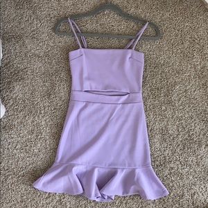 Lavender mini dress